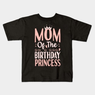Mom of the birthday princesses Kids T-Shirt